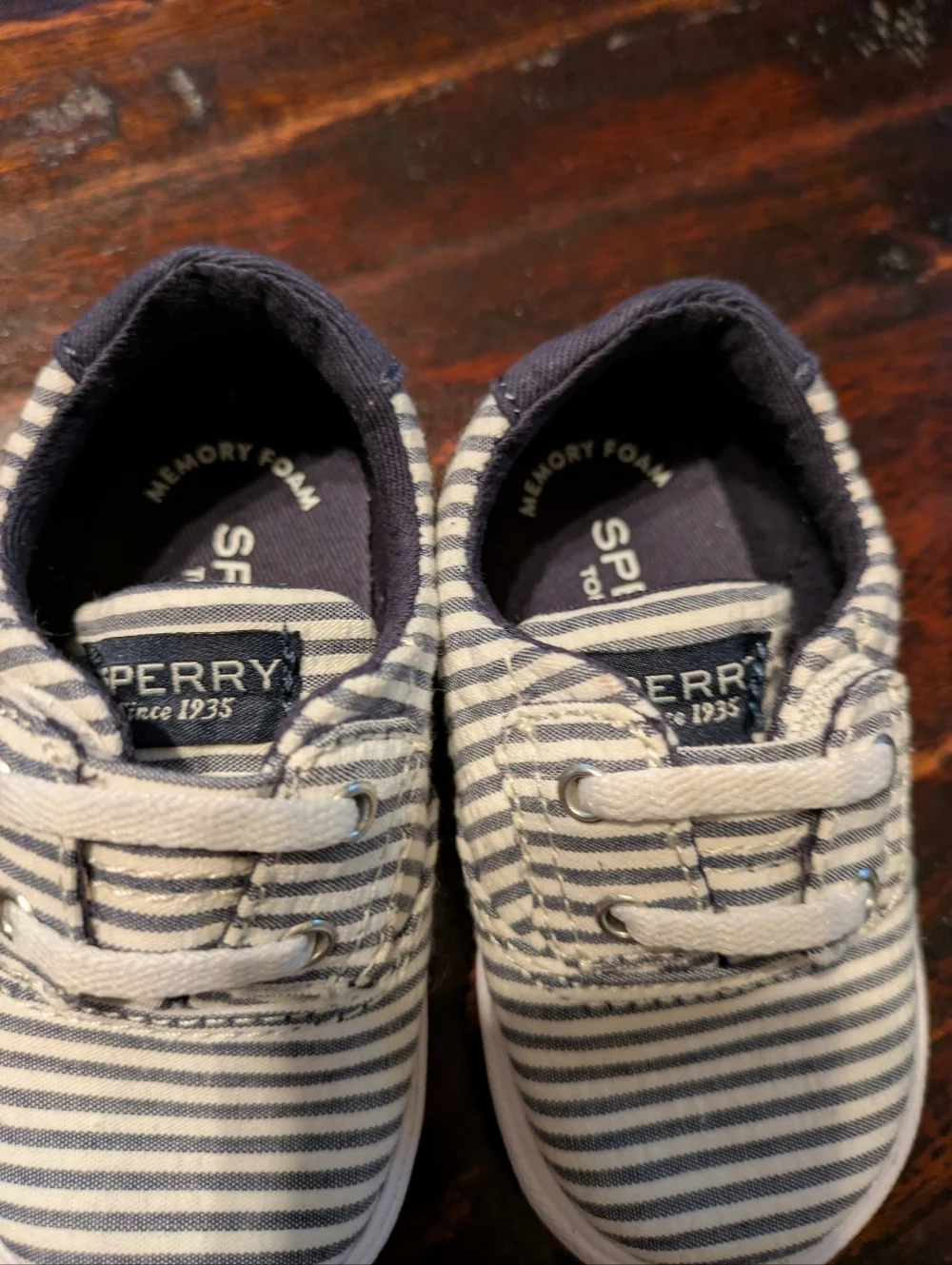 Sperry Striper II Crib Jr Shoe Baby 3m